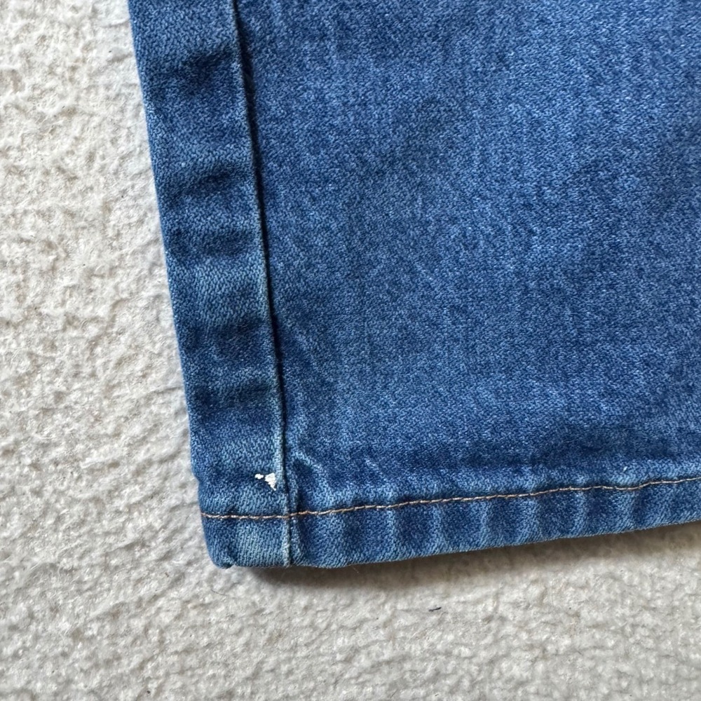 Wrangler Straight Leg Jeans Mens 34x34 Blue Good Vintage 936PWD Denim Pants - Picture 9 of 12